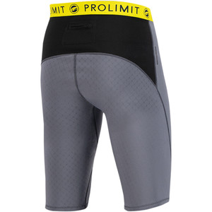 2023 Prolimit Heren Airmax 1.5mm Wetsuit SUP Shorts 14500 - Grey / Black / Yellow
